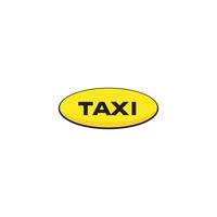 un logo ou une icône de taxi simple vecteur