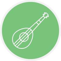 cercle de mandoline vecteur