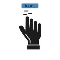 éléments de vecteur de symbole d'icônes de simplicité pour le web infographique