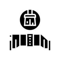 illustration vectorielle d'icône de glyphe de maintenance de cellule de sel vecteur