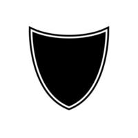 logo d'illustration vectorielle d'icône de bouclier. icône de vecteur de bouclier de protection