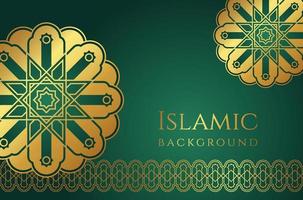fond islamique avec motif d'ornement décoratif. - vecteur