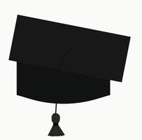 chapeau de remise de diplôme. illustration vectorielle. vecteur