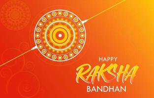 raksha bandhan élégant fond de rakhi modèle de célébration du festival hindou indien vecteur