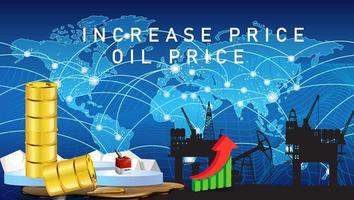 graphique d'illustration du prix du marché mondial du pétrole