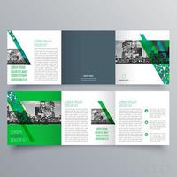 modèle de brochure à trois volets design géométrique minimaliste pour les entreprises et les entreprises. modèle de vecteur de brochure de concept créatif.