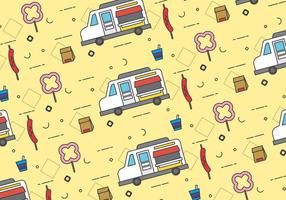 Free Foodtruck Vector Patterns # 3