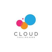 logo cloud avec vecteur premium design créatif