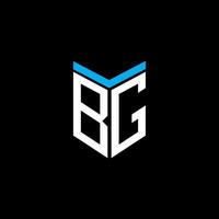 création de logo de lettre bg avec graphique vectoriel