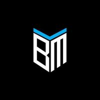 création de logo de lettre bm avec graphique vectoriel