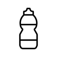 illustration de contour vectoriel icône bouteille de jus pratique