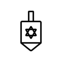 vecteur d'icône d'Israël. illustration de symbole de contour isolé