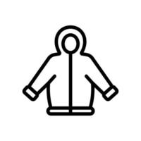 vecteur d'icône de veste. illustration de symbole de contour isolé