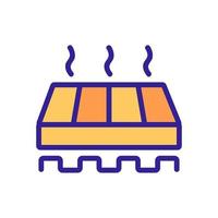 illustration vectorielle de l'icône de l'outil de sol chaud domestique vecteur