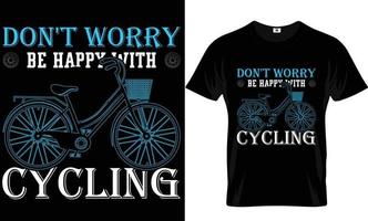 conception de t-shirt de cyclisme vecteur