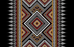 motif ethnique géométrique tribal traditionnel. style aztèque. conception pour le fond, l'illustration, le papier peint, le tissu, la texture, le batik, le tapis, l'habillement, la broderie vecteur