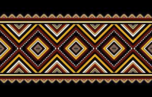 motif géométrique sans couture ethnique. style tribal. conception pour le fond, l'illustration, la texture, le tissu, le papier peint, les vêtements, le tapis, le batik, la broderie vecteur