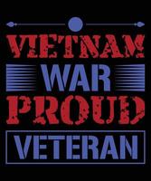 fier vétéran de la guerre du vietnam vecteur