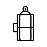 vecteur d'icône de gaz butane. illustration de symbole de contour isolé