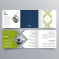 modèle de brochure à trois volets design géométrique minimaliste pour les entreprises et les entreprises. modèle de vecteur de brochure de concept créatif.