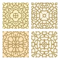 tuiles motifs conception sans couture en illustration vectorielle vecteur gratuit