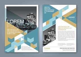fond de conception de formes géométriques minimales pour l'affiche de dépliant de brochure de couverture de livre de rapport annuel d'entreprise