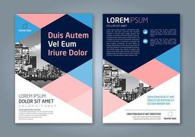 fond de conception de formes géométriques minimales pour l'affiche de dépliant de brochure de couverture de livre de rapport annuel d'entreprise vecteur