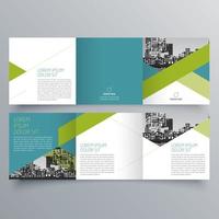 modèle de brochure à trois volets design géométrique minimaliste pour les entreprises et les entreprises. modèle de vecteur de brochure de concept créatif.