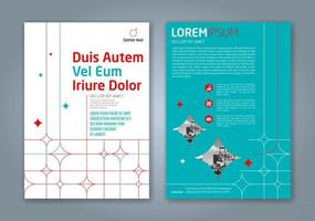 fond de conception de formes géométriques minimales pour l'affiche de dépliant de brochure de couverture de livre de rapport annuel d'entreprise vecteur