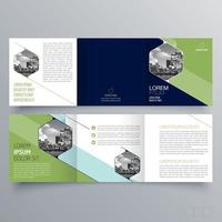 modèle de brochure à trois volets design géométrique minimaliste pour les entreprises et les entreprises. modèle de vecteur de brochure de concept créatif.