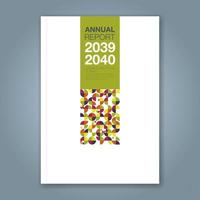 fond de conception de formes géométriques minimales pour l'affiche de dépliant de brochure de couverture de livre de rapport annuel d'entreprise vecteur