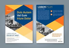 fond de conception de formes géométriques minimales pour l'affiche de dépliant de brochure de couverture de livre de rapport annuel d'entreprise vecteur