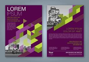fond de conception de formes géométriques minimales pour l'affiche de dépliant de brochure de couverture de livre de rapport annuel d'entreprise vecteur