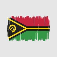 vecteur de drapeau de vanuatu. drapeau national