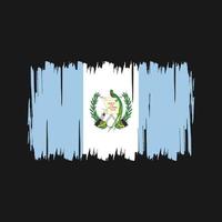 vecteur de drapeau du guatemala. drapeau national