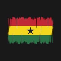 vecteur de drapeau du ghana. drapeau national