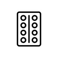 les boutons de l'ascenseur sont l'icône vectorielle. illustration de symbole de contour isolé vecteur