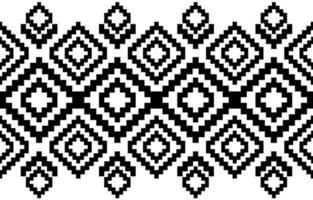 motif ethnique géométrique tribal traditionnel. conception pour le fond, l'illustration, le papier peint, le tissu, la texture, le batik, le tapis, l'habillement, la broderie vecteur