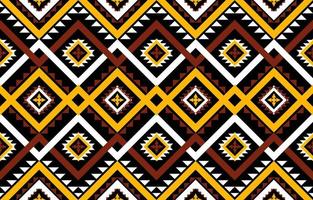 motif géométrique sans couture ethnique tribal traditionnel. conception pour le fond, l'illustration, le papier peint, le tissu, la texture, le batik, le tapis, l'habillement, la broderie vecteur