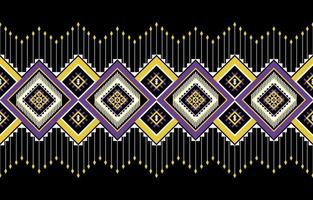 motif ethnique sans couture traditionnel. ornement de vecteur tribal. conception pour le fond, l'illustration, le papier peint, le tissu, l'aztèque, l'habillement, le tapis, le batik, la broderie