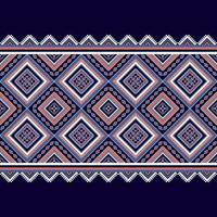 motif ethnique abstrait géométrique sans soudure. style tribal traditionnel. conception pour le fond, l'illustration, la texture, le tissu, le batik, le papier peint, le tapis, les vêtements, la broderie. vecteur