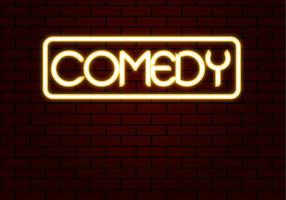 Free Comedia Neon Vector