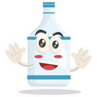 mascotte, illustration, gallon, caractère vecteur