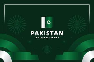 fond de conception de la fête de l'indépendance du pakistan pour le moment international vecteur