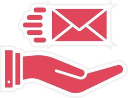 style d'icône des services postaux vecteur