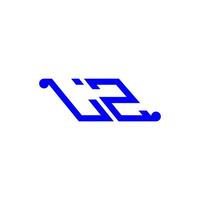 création de logo de lettre lz avec graphique vectoriel