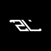 création de logo de lettre zl avec graphique vectoriel