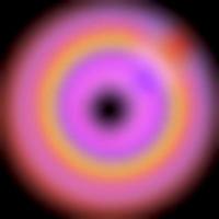 cercles colorés abstraits tunnel flou, illustration vectorielle vecteur