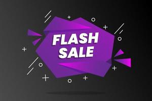 modèle de promotion de vente flash moderne vecteur