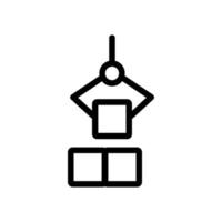 vecteur d'icône d'automatisation. illustration de symbole de contour isolé